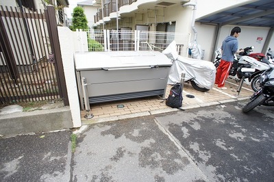 Other common areas. Garbage storage is located next to the parking lot. 