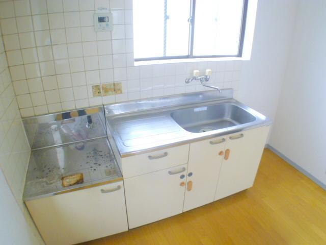 Kitchen. Ventilation pat of the kitchen with a window