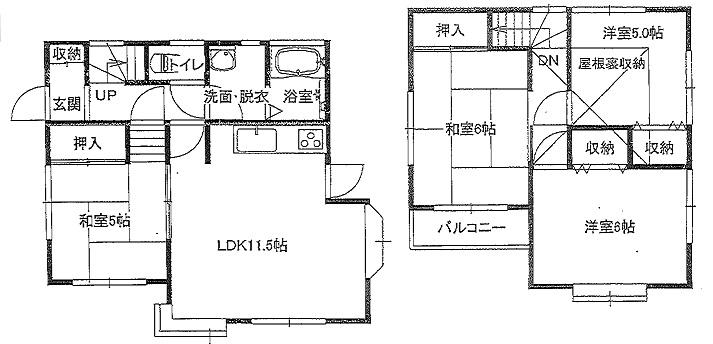 Floor plan. 22,800,000 yen, 4LDK, Land area 83.33 sq m , Building area 76.01 sq m