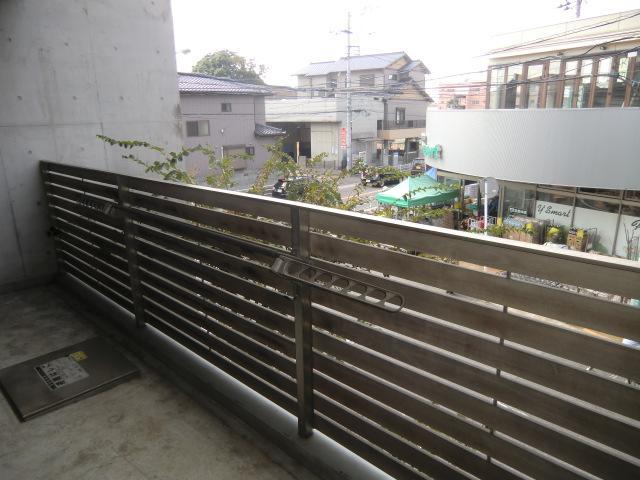 Balcony. Living environment is also good view is also good