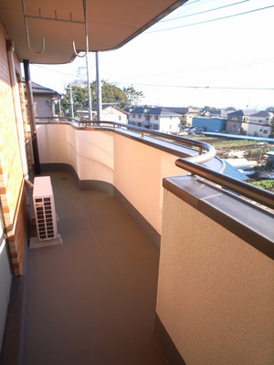 Balcony. spacious, balcony ☆ Now! What do you want to use?!