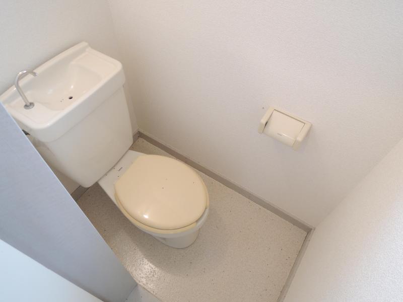 Toilet. Toilet was also enhanced space