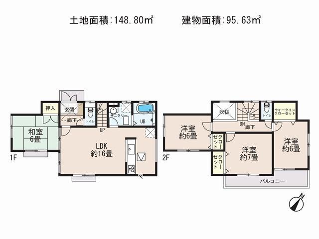 Floor plan. I am also glad good you are walking closet day in Zenshitsuminami orientation ☆