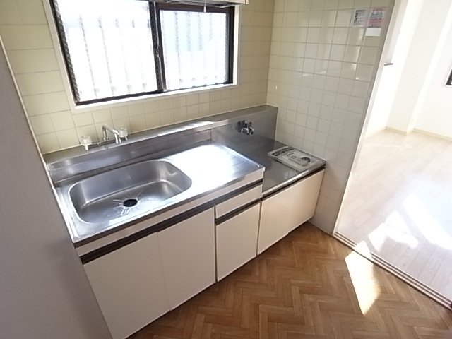 Kitchen. Two-burner gas stove can be installed.