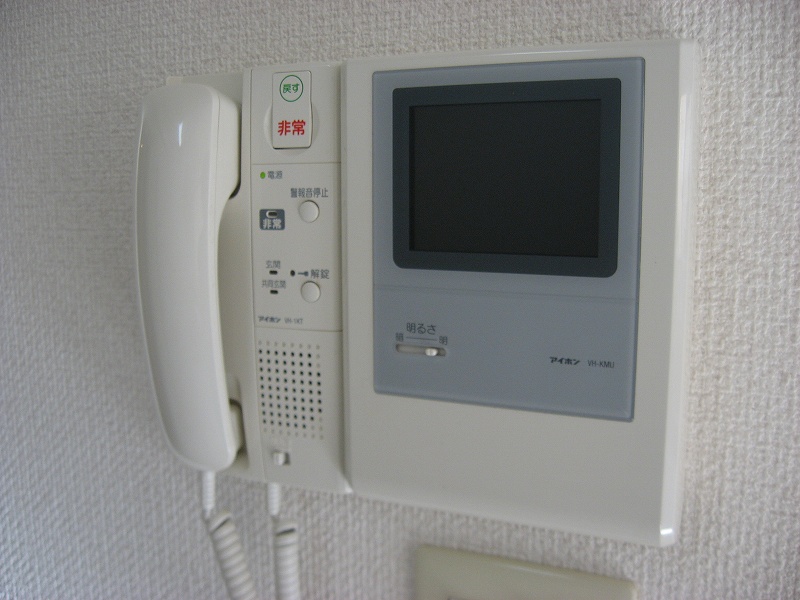 Security. Monitor with intercom