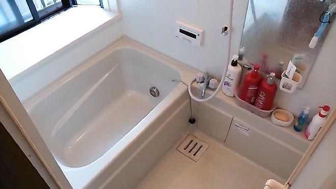 Bathroom. Bathroom with a bay window