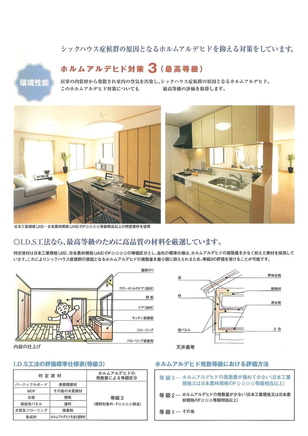 Construction ・ Construction method ・ specification. For formaldehyde measures