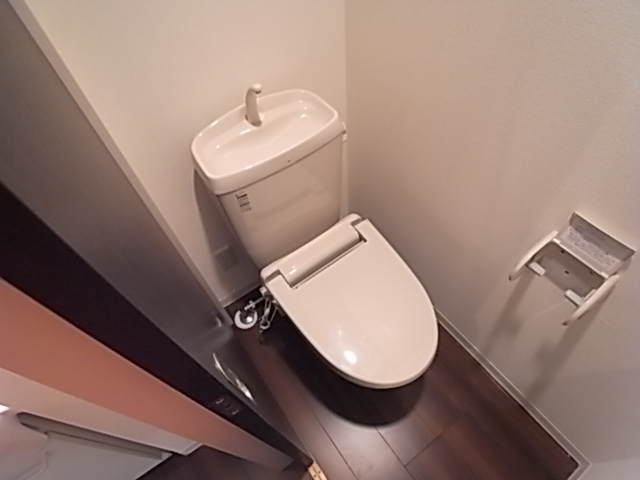 Toilet. Heating toilet seat equipped.