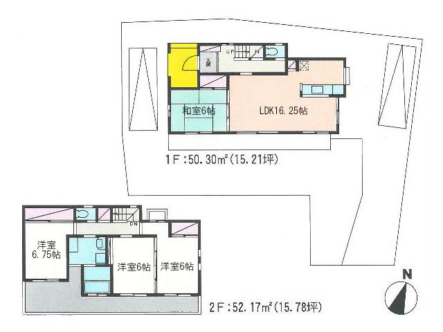 Floor plan. 27,800,000 yen, 4LDK, Land area 204.21 sq m , Building area 102.47 sq m floor plan