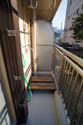 Balcony. Laundry Area. Also comes with lighting.