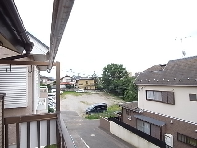 View. Cityscape of Surugadai from the second floor