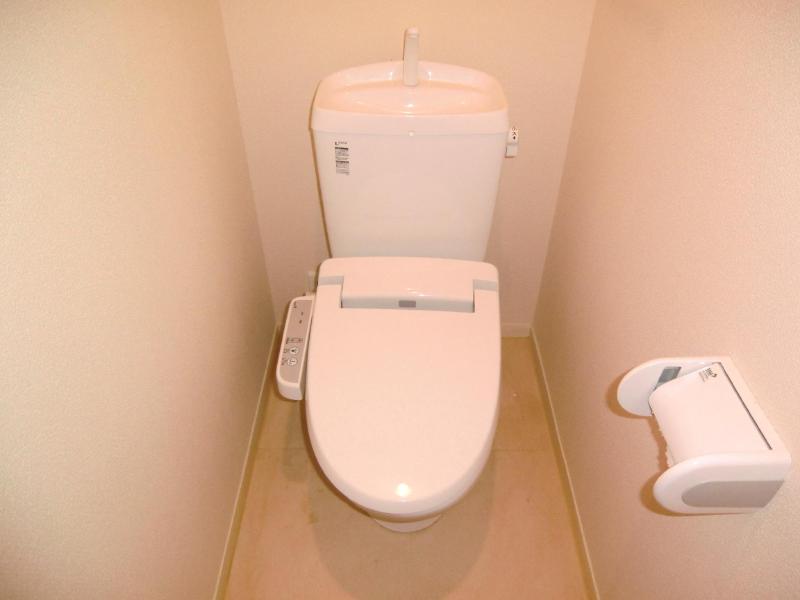 Toilet. Space is to settle the with bidet