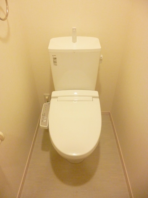 Toilet. Very beautiful it is with a bidet