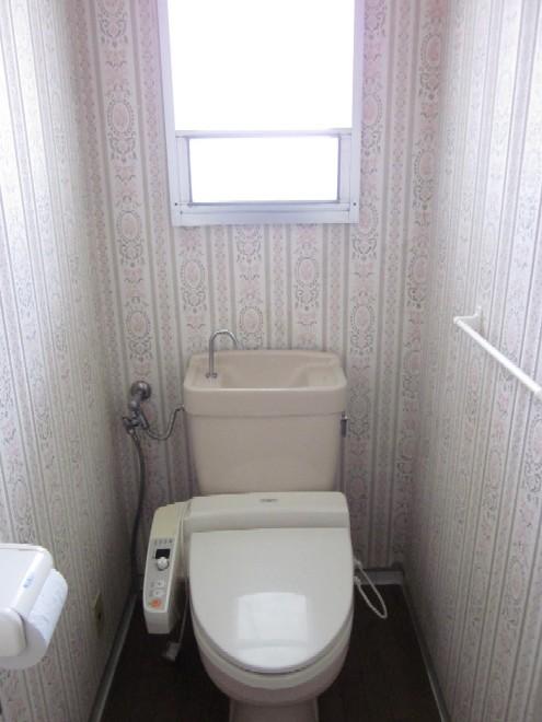 Toilet. Toilet with a window