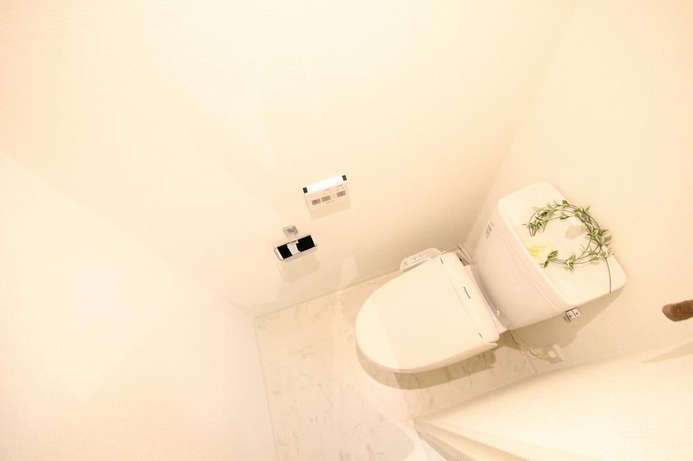 Toilet. Restroom is a feeling of cleanliness White