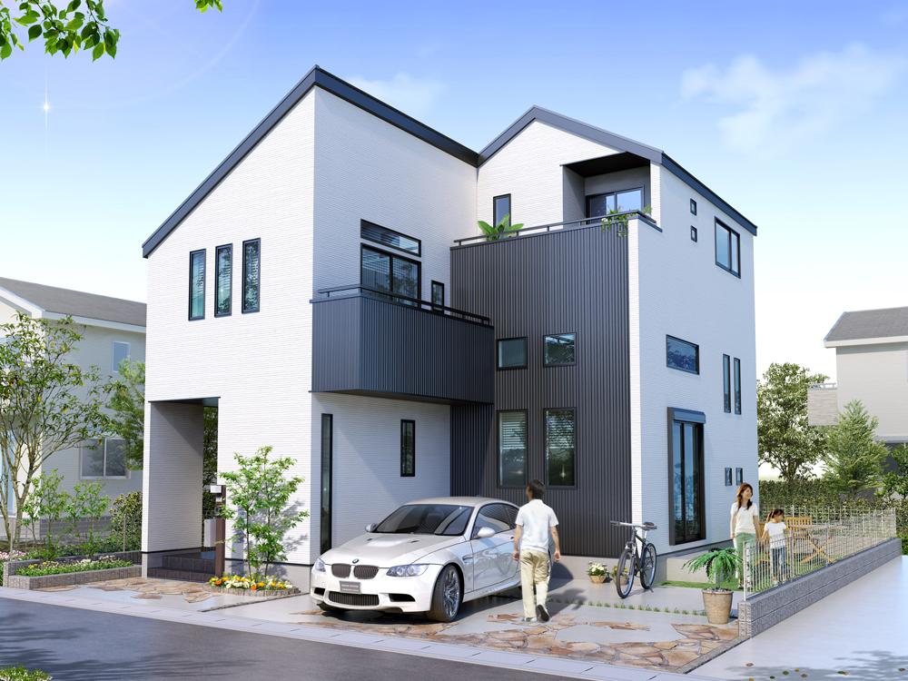 Rendering (appearance). Appearance image Perth ☆ Simple modern appearance specification ☆  ■ Land: about 40 square meters ・ Car space two Allowed ■