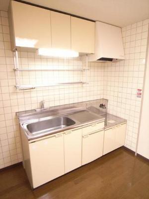 Kitchen. Two-burner gas stove installation Allowed! Sink is also wide!