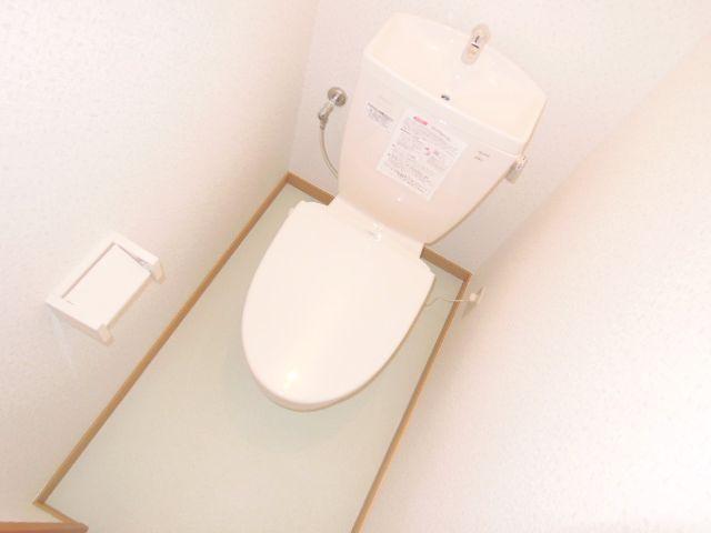 Toilet. It is the toilet of calm atmosphere. 