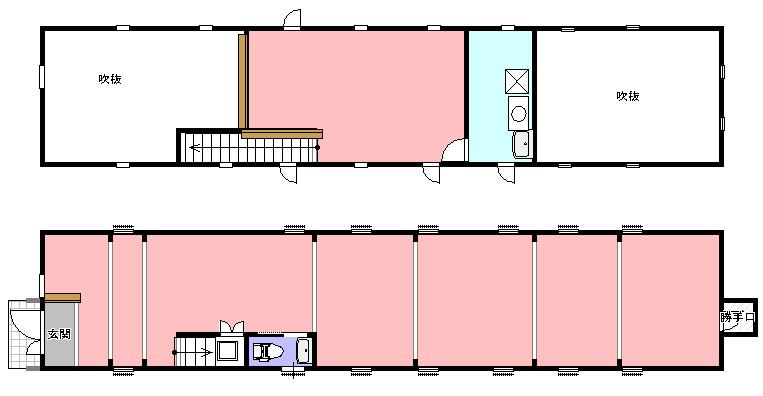 Floor plan. 26,800,000 yen, 2K, Land area 111 sq m , Building area 94.39 sq m 2 floor atrium section thought the later, By all means, so we have built as can be changed in the living room, Not please also consider as you live.