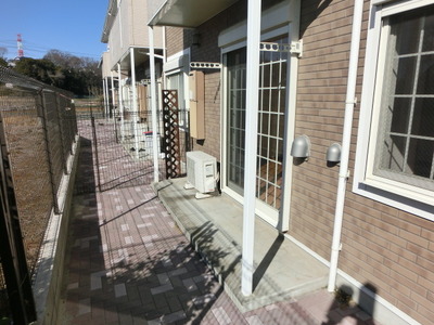 Balcony. Sunny large private garden