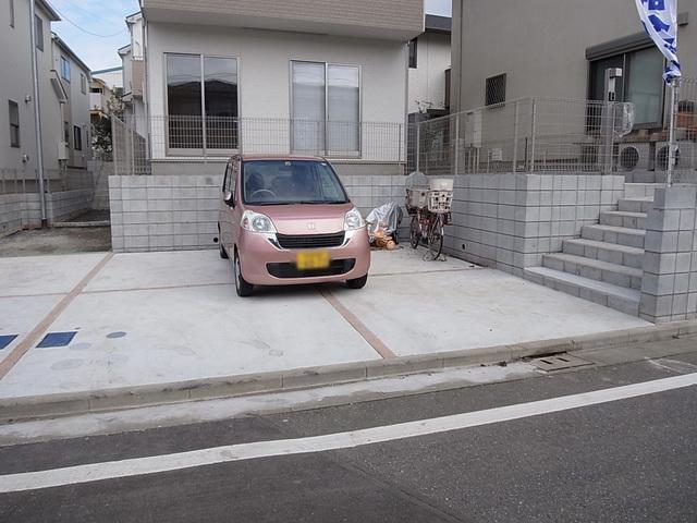 Parking lot. Parking space