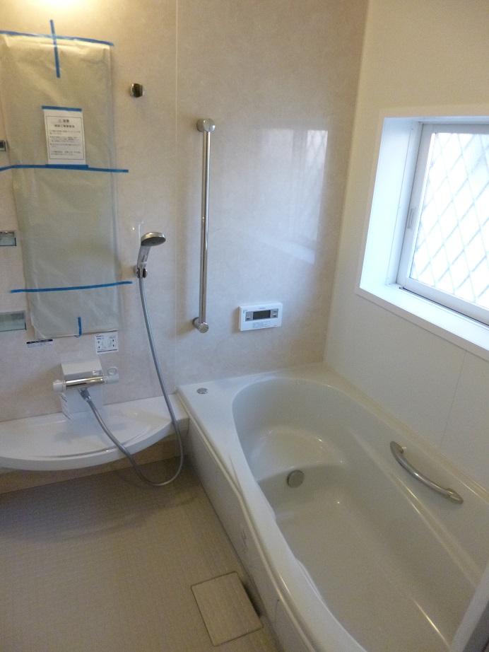 Bathroom. Example of construction