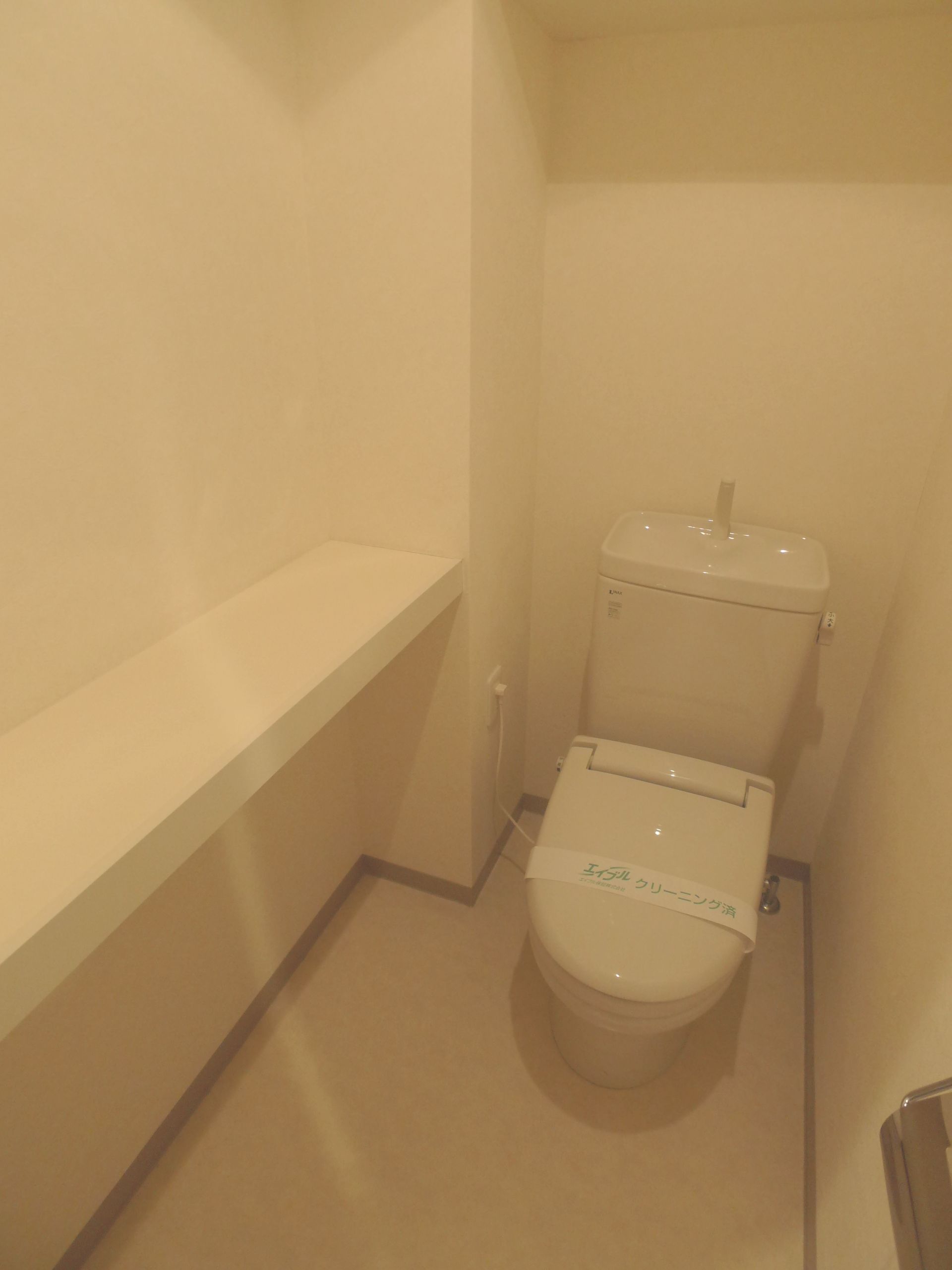 Toilet. Spacious toilet space