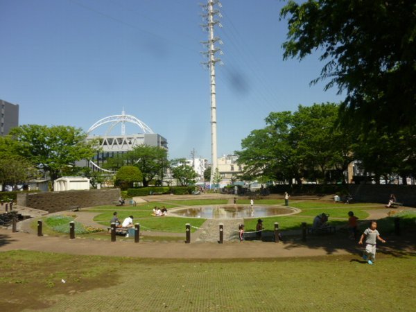 park. Amanuma Benten Pond park until the (park) 602m