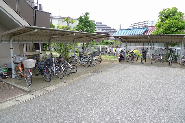 Other common areas. Is a bicycle parking lot