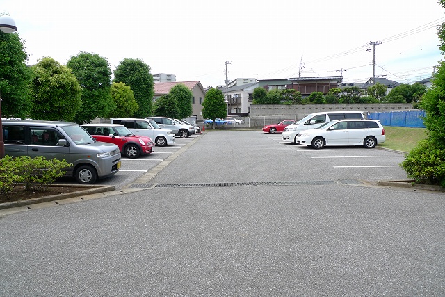 Parking lot. On-site parking, It is flat or gone