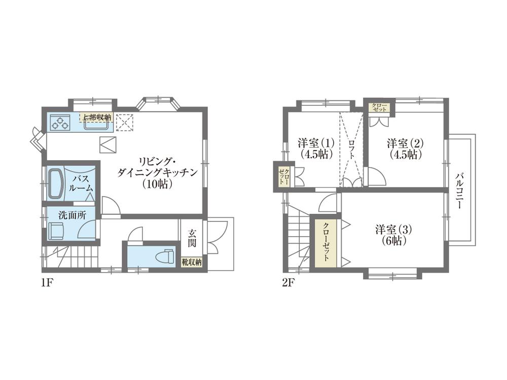 Building plan example (Perth ・ appearance). Building plan example (B No. land) Building Price      12 million yen, Building area  60.03 sq m