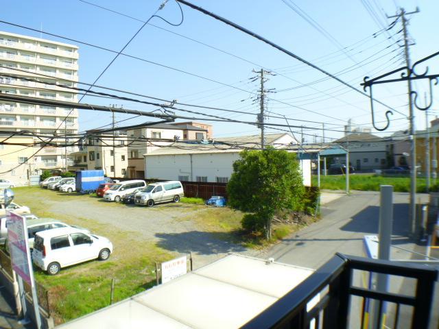 Balcony. 202 viewed from the landscape