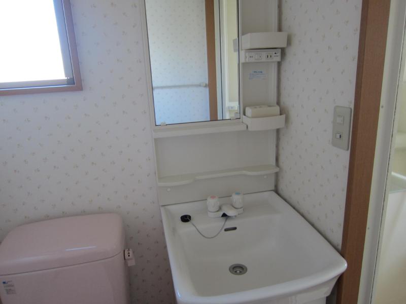 Washroom. It is a clean wash basin. 