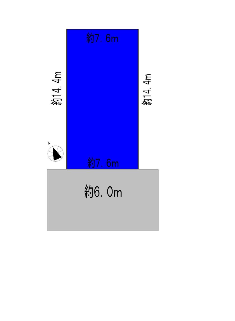 Compartment figure. Land price 17,900,000 yen, Land area 109.74 sq m