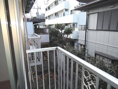 Balcony. There is also veranda. 