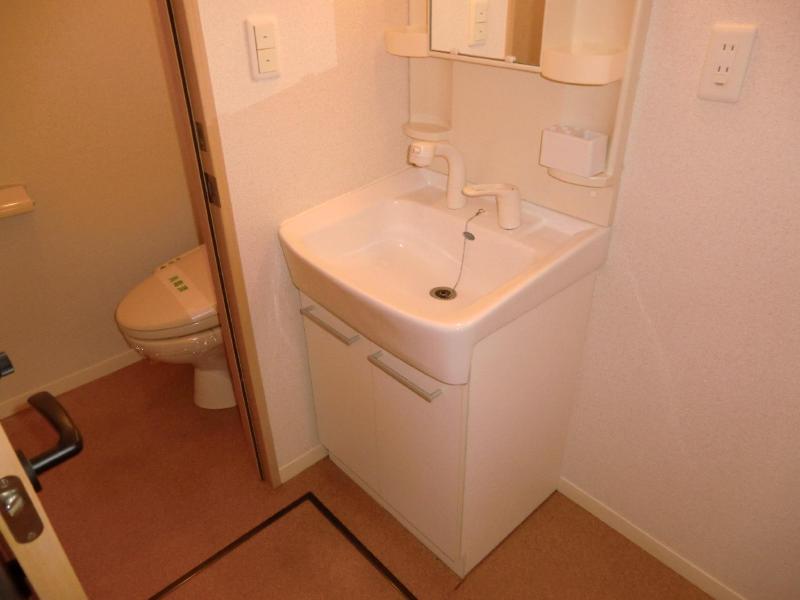 Washroom. Shampoo dresser is also convenient with