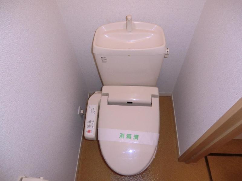 Toilet. Washlet is standard equipment