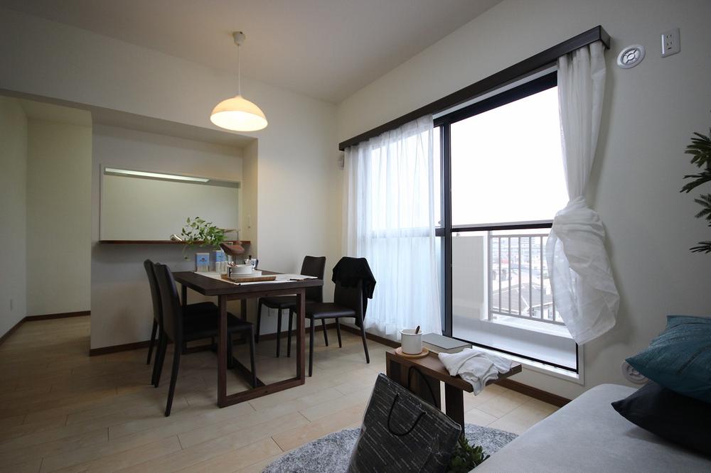 Living. This apartment with a happy and some furniture