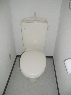 Toilet. I'm happy bus Restroom