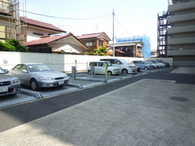 Parking lot. Parking space.