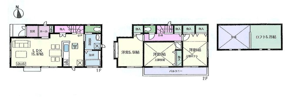 Floor plan. 38,800,000 yen, 3LDK, Land area 104.25 sq m , It is a building area of ​​82.6 sq m floor plan