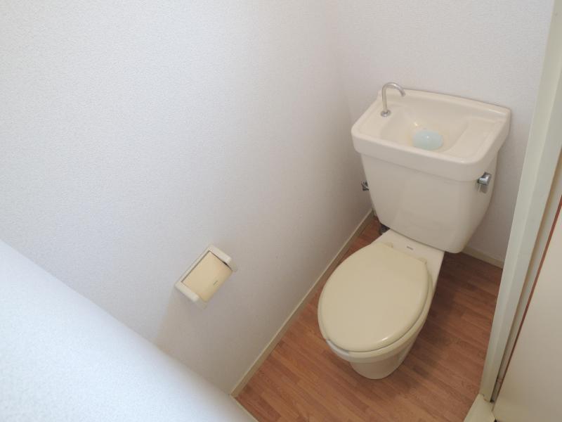 Toilet. Toilet renovation completed