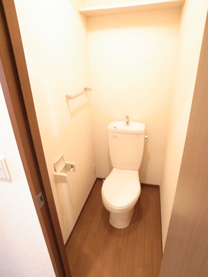 Toilet. It settles down space