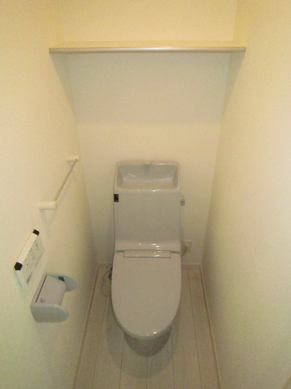 Toilet. It is a restroom with a clean feeling with Washlet.