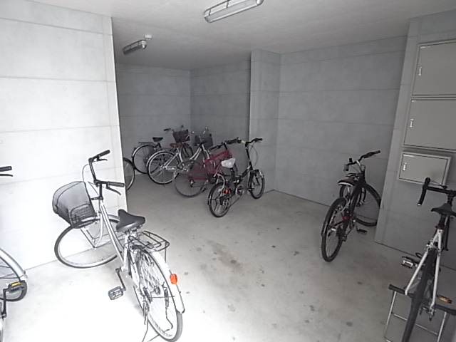 Other common areas. There are bicycle storage