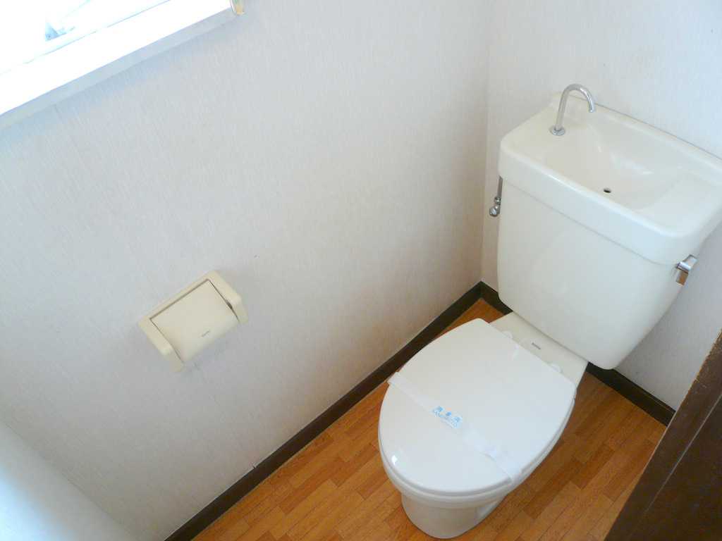 Toilet. It is bright because the ventilation window!