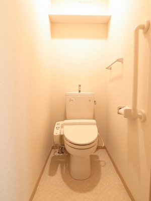 Toilet. Same building, It will be a separate room in the room photo