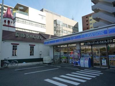 Convenience store. Lawson Funabashi Hongo store up (convenience store) 353m