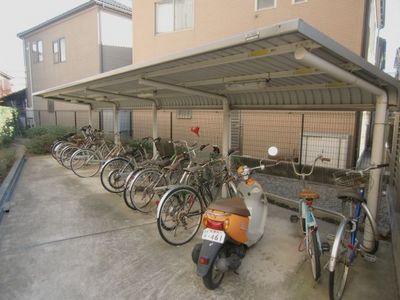 Other common areas. On-site bicycle parking stations