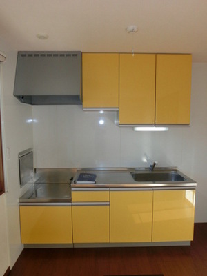 Kitchen. It puts stove gas stove 2-neck